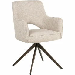 Richmond Interiors Eetkamerstoel Ginerva biscotti swivel Outlet