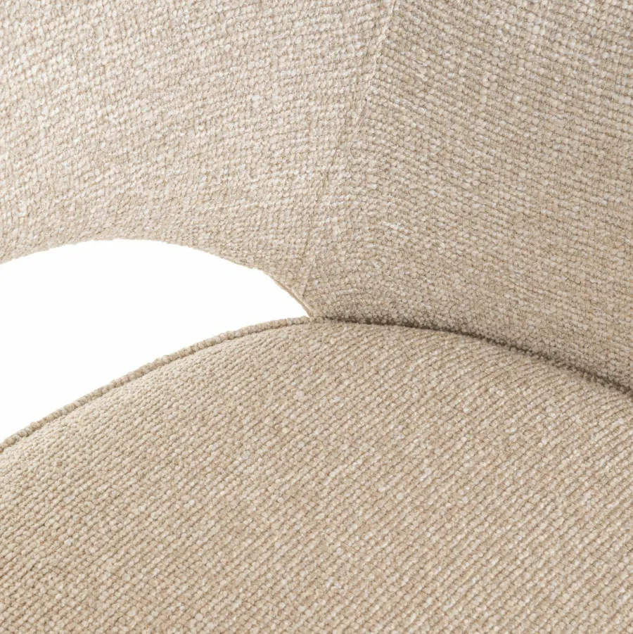 Richmond Interiors Eetkamerstoel Ginerva biscotti swivel Outlet