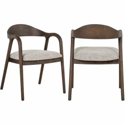 Richmond Interiors Eetkamerstoel Mihara mocca fancy Outlet