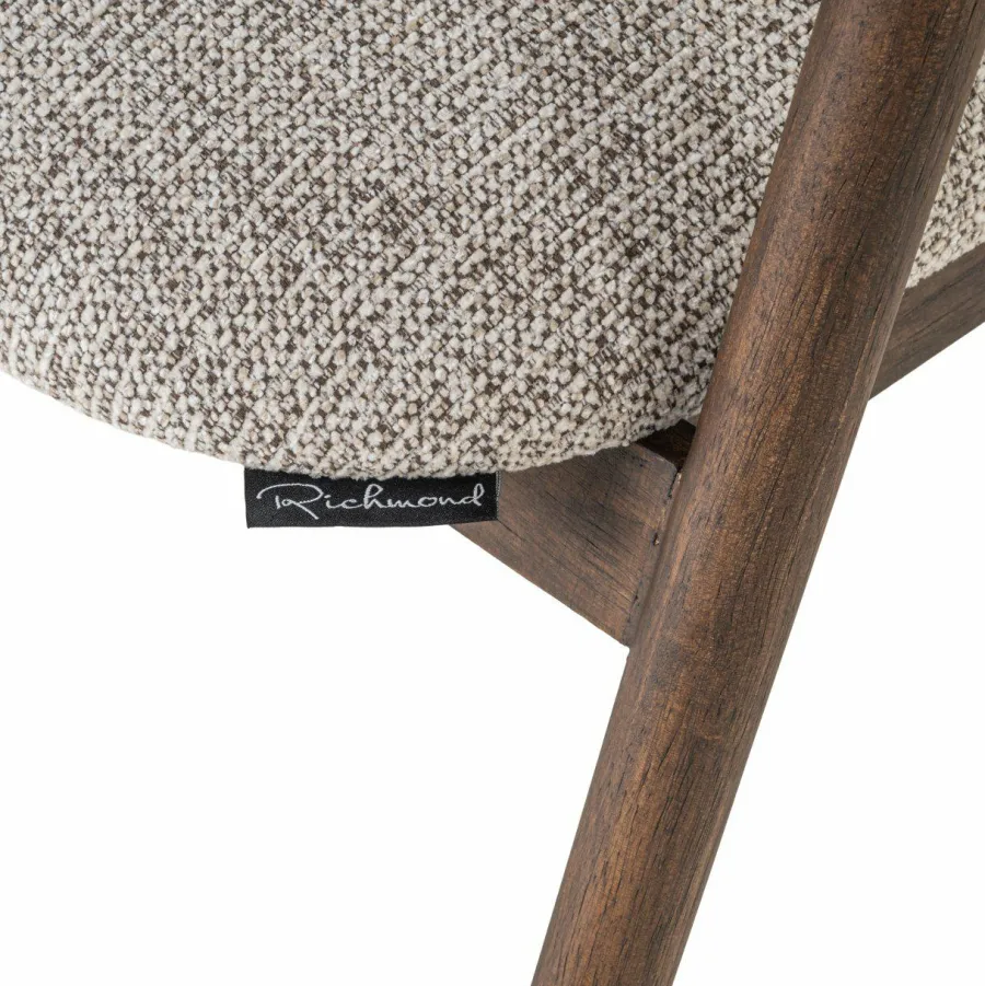 Richmond Interiors Eetkamerstoel Mihara mocca fancy Outlet