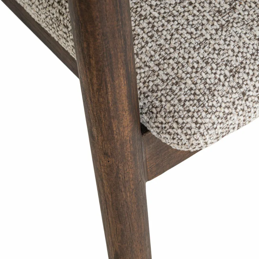 Richmond Interiors Eetkamerstoel Mihara mocca fancy Outlet