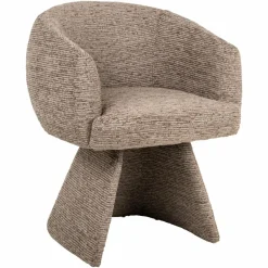 Richmond Interiors Eetkamerstoel Quiriro mocca linear swivel Best