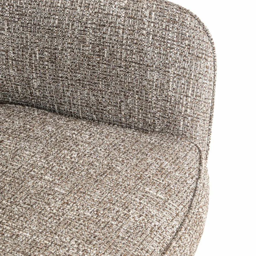 Richmond Interiors Eetkamerstoel Ginerva earth tweed swivel Online