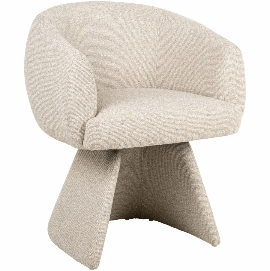Richmond Interiors Eetkamerstoel Quiriro biscotti swivel Clearance