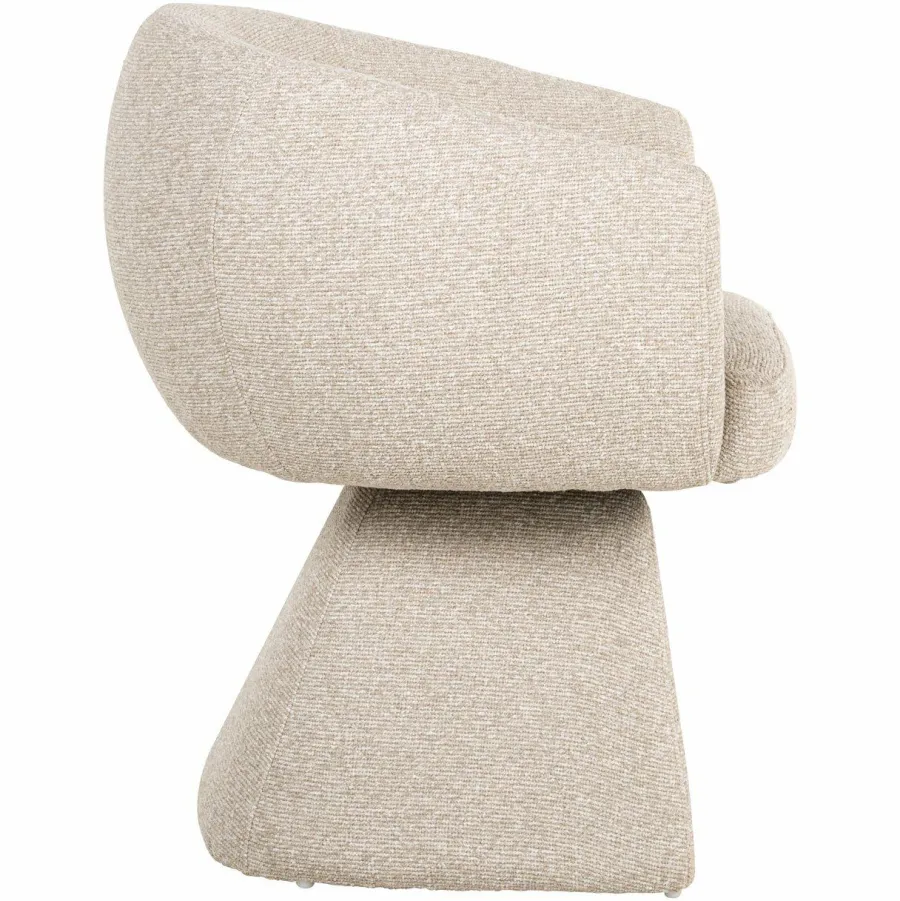 Richmond Interiors Eetkamerstoel Quiriro biscotti swivel Clearance