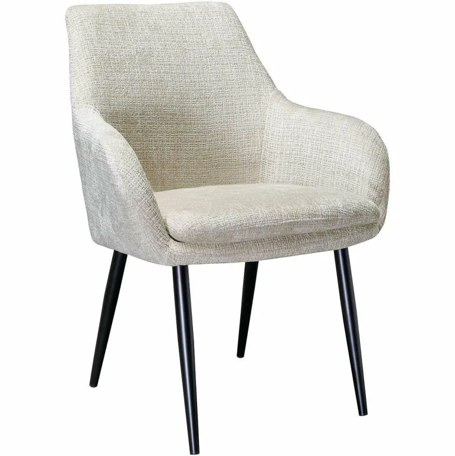 Richmond Interiors Eetkamerstoel Chrissy chenille Niagara 902 beige Sale