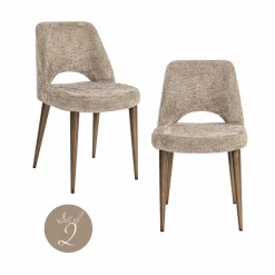 Richmond Interiors Eetkamerstoel Delphine lovely nature (Set van 2) Clearance