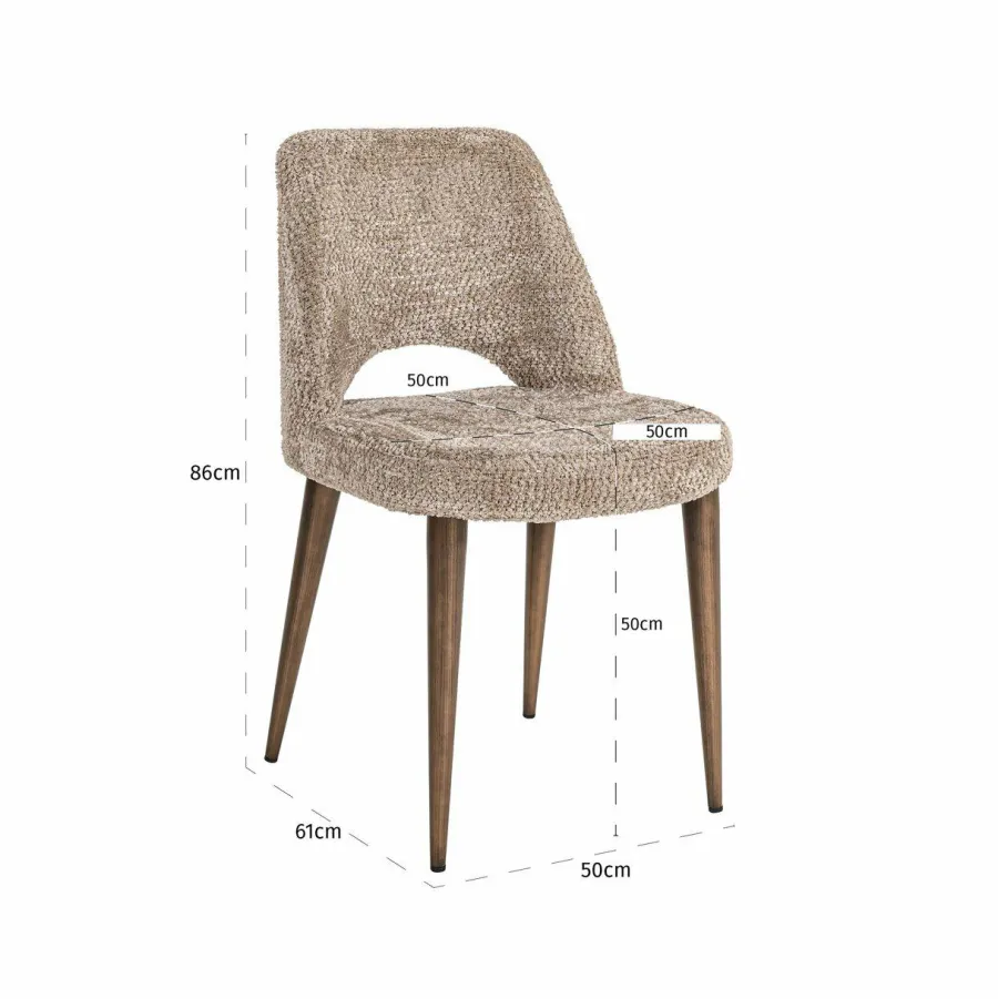 Richmond Interiors Eetkamerstoel Delphine lovely nature (Set van 2) Clearance
