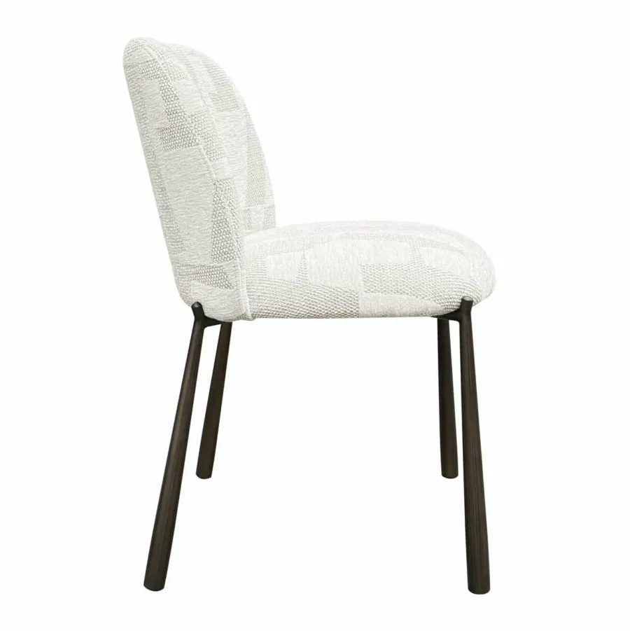 Richmond Interiors Eetkamerstoelen Lana set van 2 Beige graffic Online
