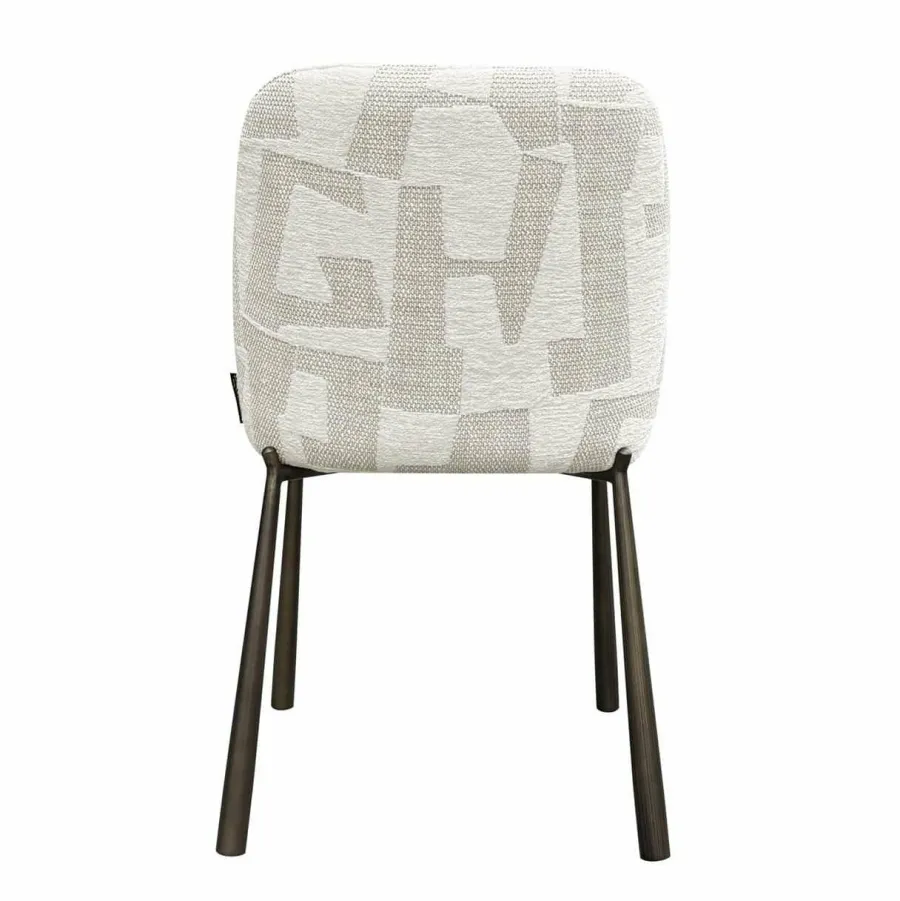 Richmond Interiors Eetkamerstoelen Lana set van 2 Beige graffic Online