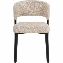 Richmond Interiors Eetkamerstoel Zeno beige leopard Clearance