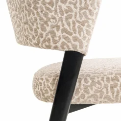 Richmond Interiors Eetkamerstoel Zeno beige leopard Clearance