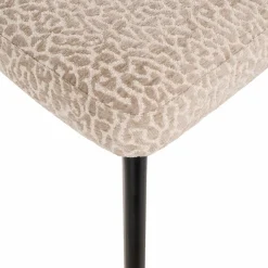 Richmond Interiors Eetkamerstoel Zeno beige leopard Clearance