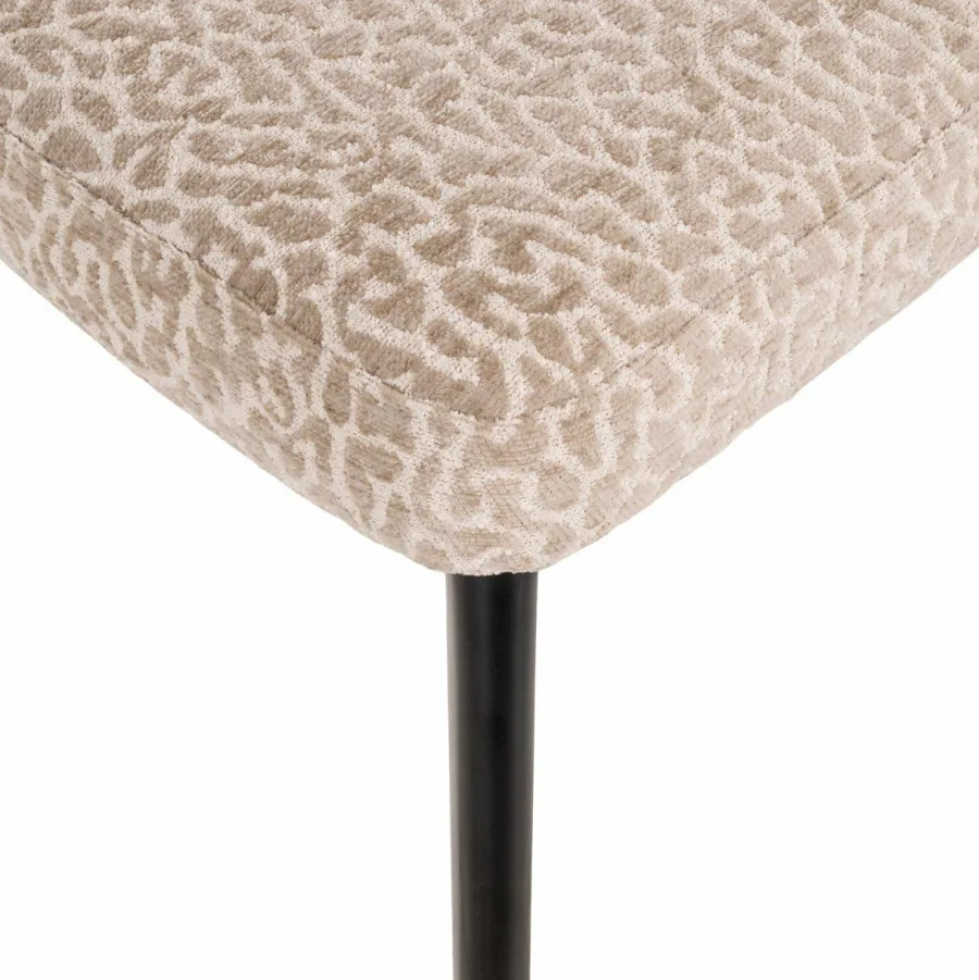 Richmond Interiors Eetkamerstoel Zeno beige leopard Clearance