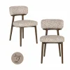 Richmond Interiors Eetkamerstoel Basker natural geo (Set of 2) Outlet