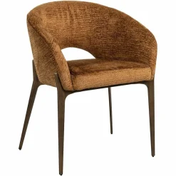 Richmond Interiors Eetkamerstoel Kenzi cognac fusion Fusion cognac 28 Best