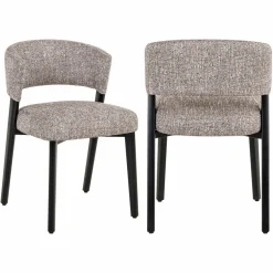 Richmond Interiors Eetkamerstoel Zeno earth tweed Online