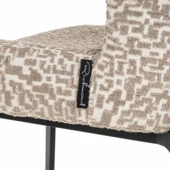 Richmond Interiors Eetkamerstoel Sergio natural geo Clearance