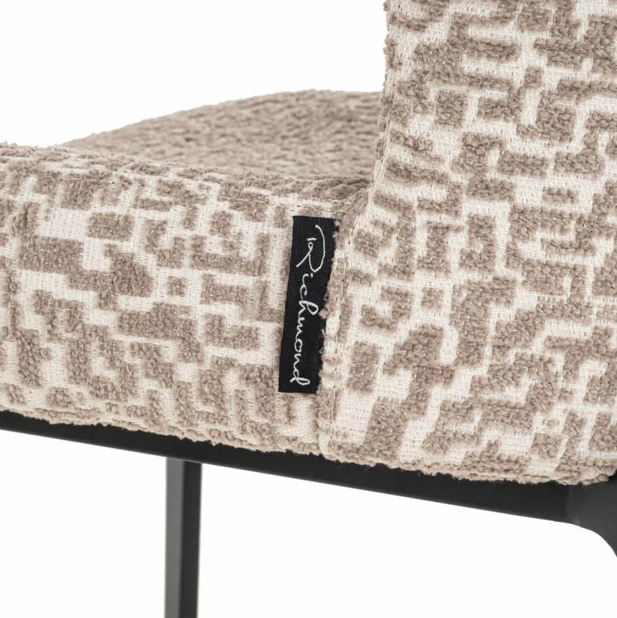 Richmond Interiors Eetkamerstoel Sergio natural geo Clearance