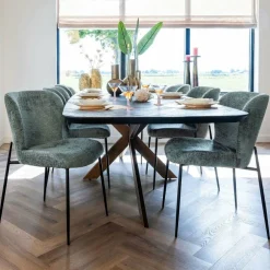 Richmond Interiors Eettafel Hayley 230 (Dark coffee) Hot