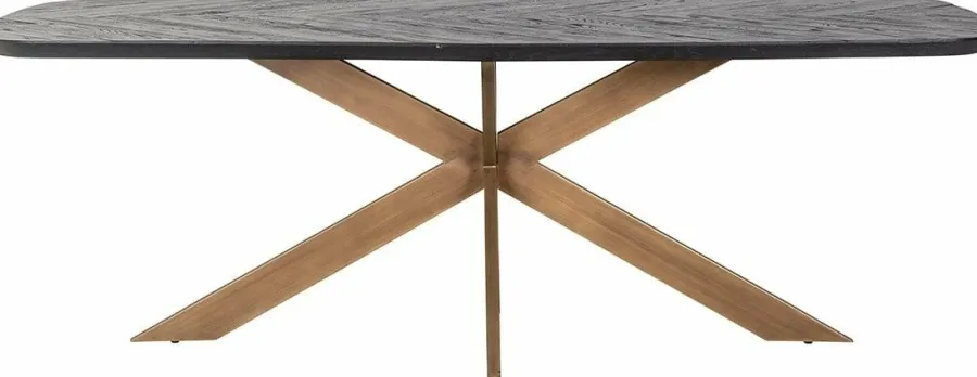 Richmond Interiors Eettafel Hayley 280 (Dark coffee) Outlet