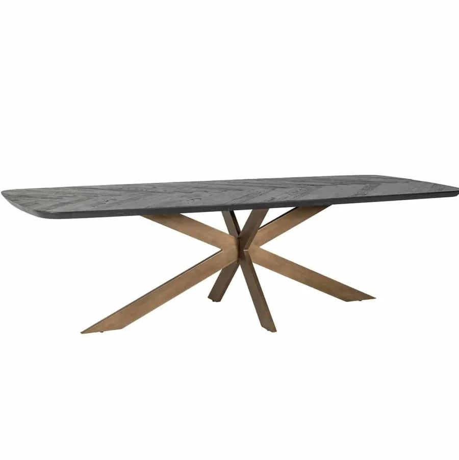 Richmond Interiors Eettafel Hayley 280 (Dark coffee) Outlet