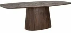 Richmond Interiors Eettafel Alix Deens ovaal 230 donkerbruin Clearance