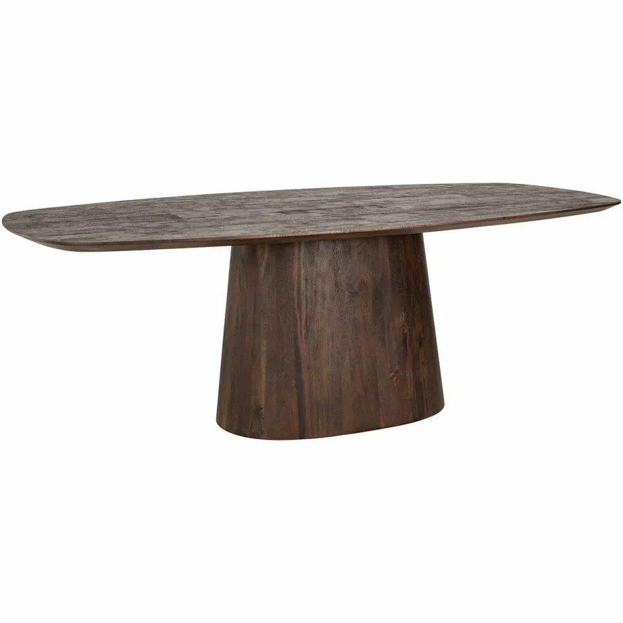 Richmond Interiors Eettafel Alix Deens ovaal 230 donkerbruin Clearance