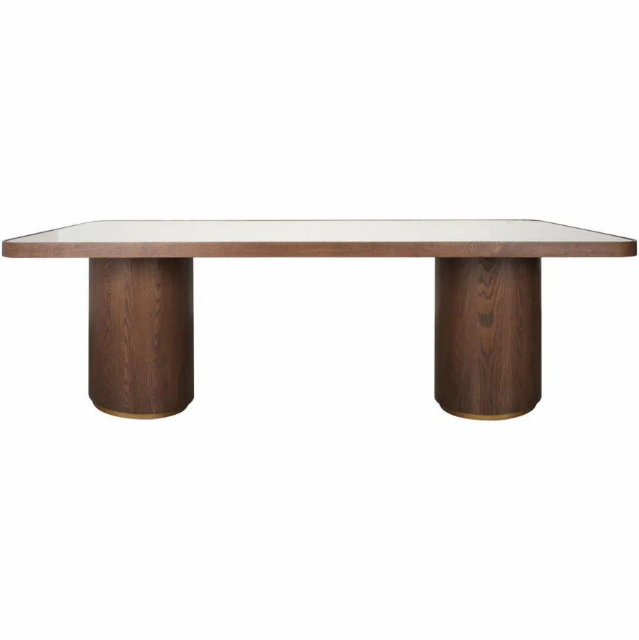 Richmond Interiors Eettafel Willox brown 235 including glass Best