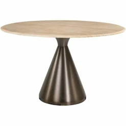Richmond Interiors Eettafel Montgommery 130Ø Beige Sale