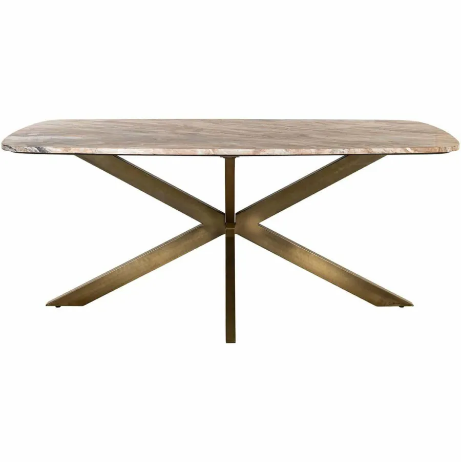 Richmond Interiors Eettafel Bottega 190 deens ovaal wit Clearance