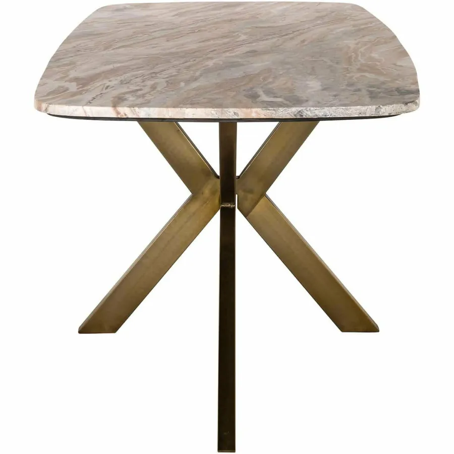 Richmond Interiors Eettafel Bottega 220 deens ovaal wit Best