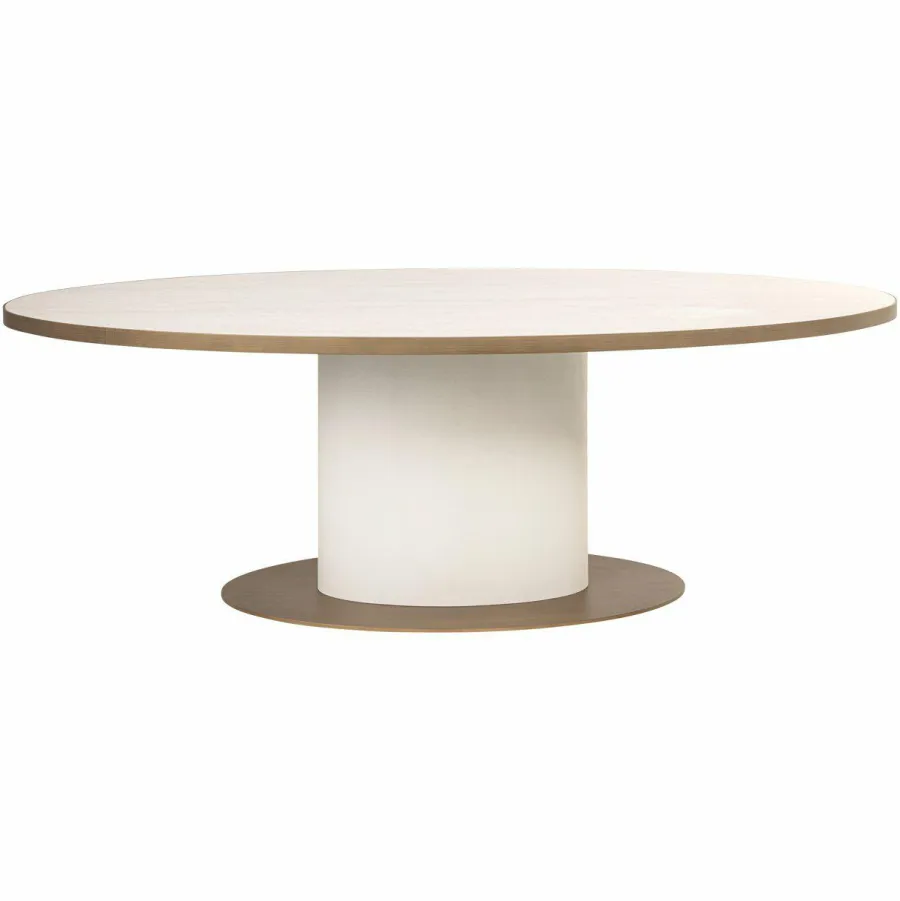 Richmond Interiors Eettafel Tivoli white oval 230