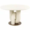 Richmond Interiors Eettafel Winslow white 135Ø Clearance