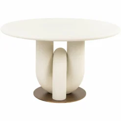 Richmond Interiors Eettafel Winslow white 135Ø Clearance
