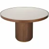 Richmond Interiors Eettafel Willox brown 130Ø including glass Sale