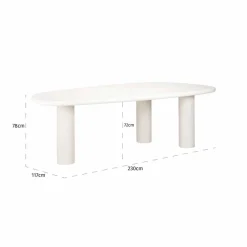 Richmond Interiors Eettafel Bloomstone 235 cm Best