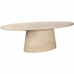 Richmond Interiors Eettafel Fictus Travertine faux Beige