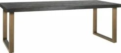 Richmond Interiors Eettafel Blackbone brass 180 (Black rustic) Discount