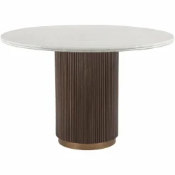 Richmond Interiors Eettafel Mayfield 120Ø Bruin Clearance
