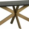 Richmond Interiors Eettafel Cambon 235 deens ovaal (Dark coffee)
