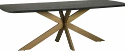 Richmond Interiors Eettafel Cambon 235 deens ovaal (Dark coffee)