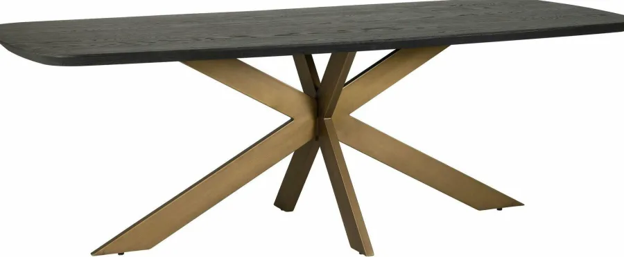 Richmond Interiors Eettafel Cambon 235 deens ovaal (Dark coffee)