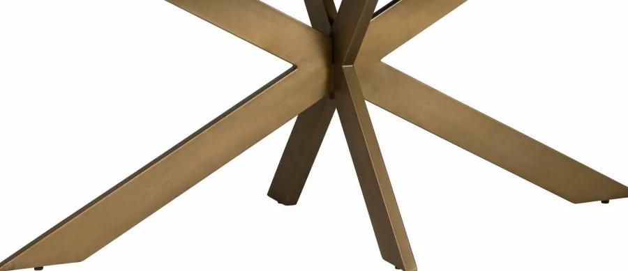Richmond Interiors Eettafel Cambon 235 deens ovaal (Dark coffee)