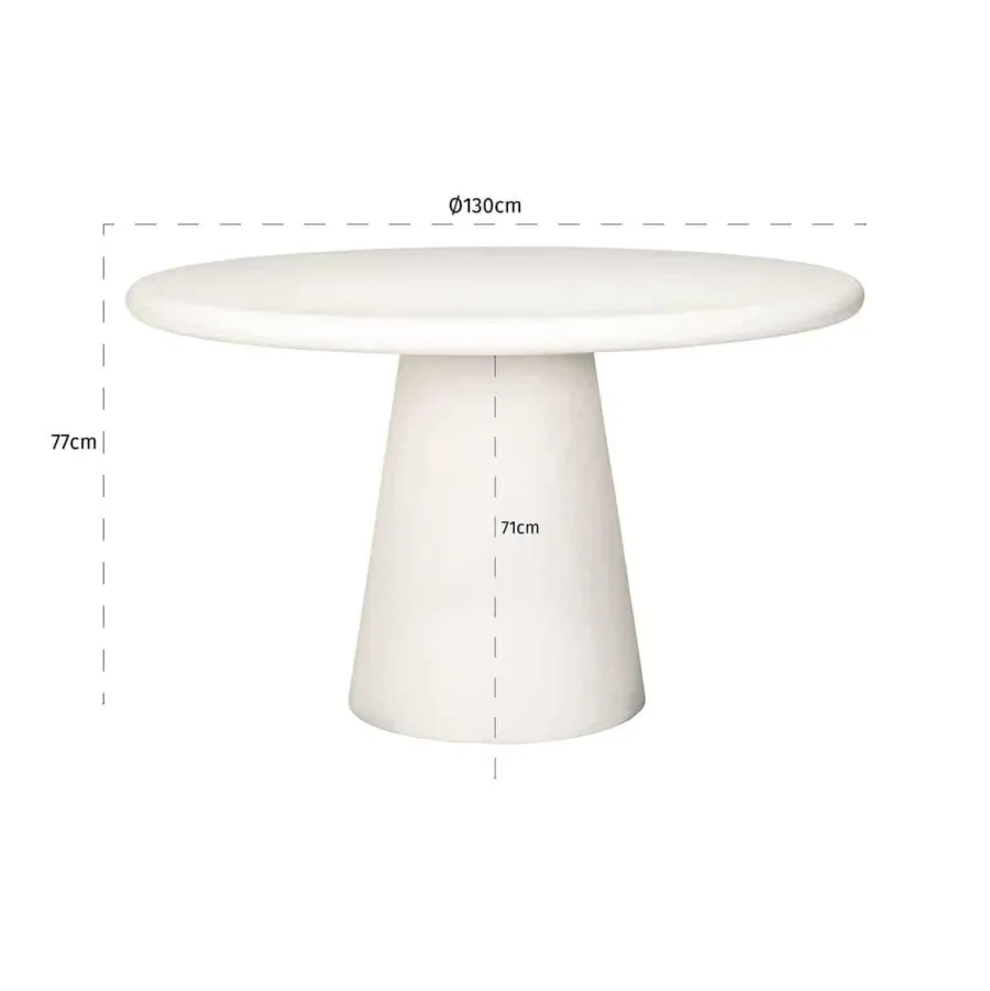 Richmond Interiors Eettafel Bloomstone Ø 130 cm Online