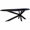 Richmond Interiors Eettafel Trocadero zwart marmer