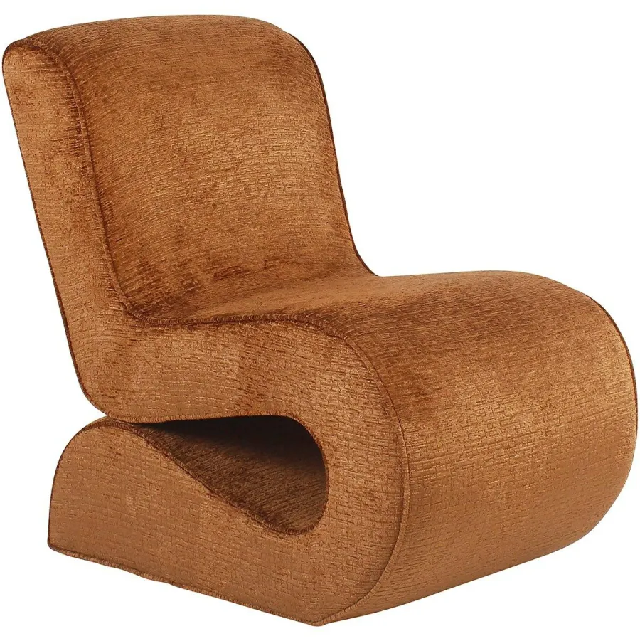 Richmond Interiors Fauteuil Frankie cognac fusion (Fusion cognac 28) Clearance