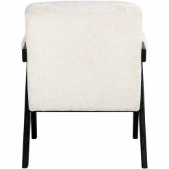 Richmond Interiors Fauteuil Cooper Wit Bergen 900 Wit chenille Outlet