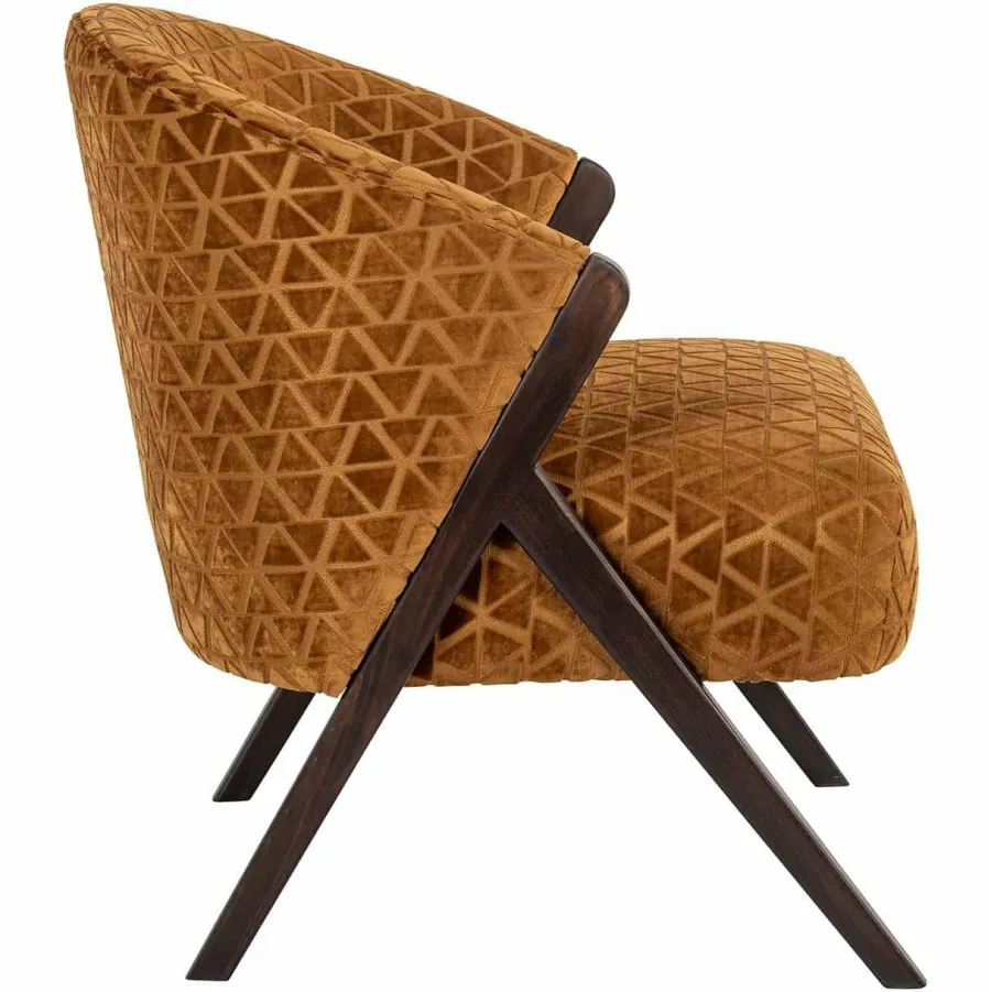 Richmond Interiors Fauteuil Mia Triangle 2013 old Goud Best