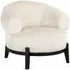 Richmond Interiors Fauteuil Montana Wit chenille New
